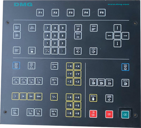 CNC 432 milling control panel