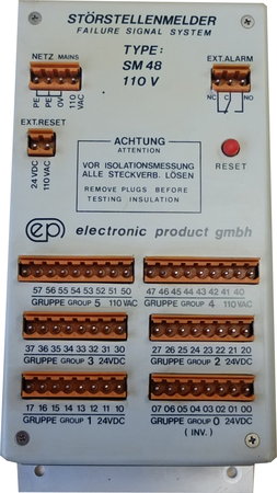 Impurity warning device SM48-110V
