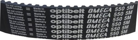 optibelt OMEGA HTD tooth belt 550*5M*25 suitable for DMU 60