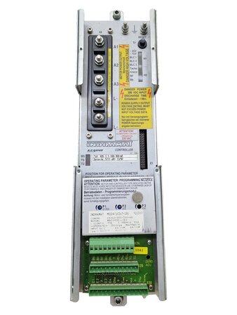 Indramat KDS 1.1-100-300-W1 AC servo drive with MOD 4/1X367-281 used front view