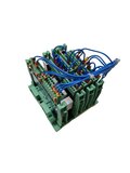 Used DINA Elektronik DNDS M safety module with wiring and terminals