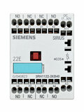 Siemens SIRIUS 3RH1122-2KB40 contactor relay – rear nameplate with technical specifications and EAN