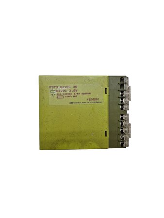 Additional image Pilz PST3 24VDC 3S safety relay used in good condition with device label