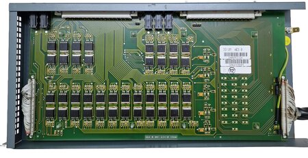 Zusatzbild Frontansicht der Grundig electronics NEA 02 I/O-Baugruppe mit Anschlüssen X5 und X7