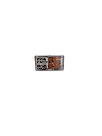 Additional image AXICOM V23054-E1020-F110 cradle relay with type marking and transparent housing