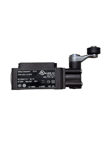 Additional image Schmersal T4VH 336-11Z-M20 position switch ID 101158892 with IP67 nameplate and roller lever